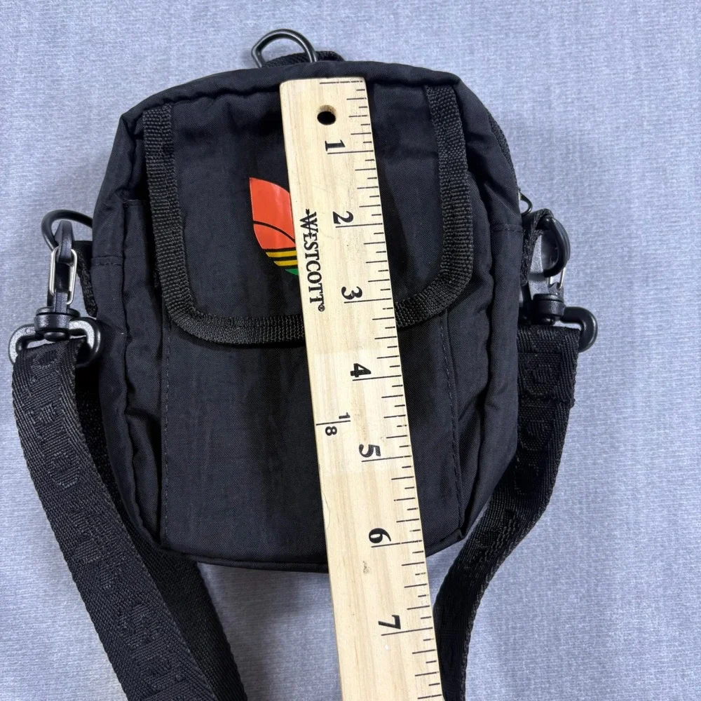 Adidas‎ Crossbody Bag Unisex OS Black Multicolor Trefoil Festival Pouch Sport